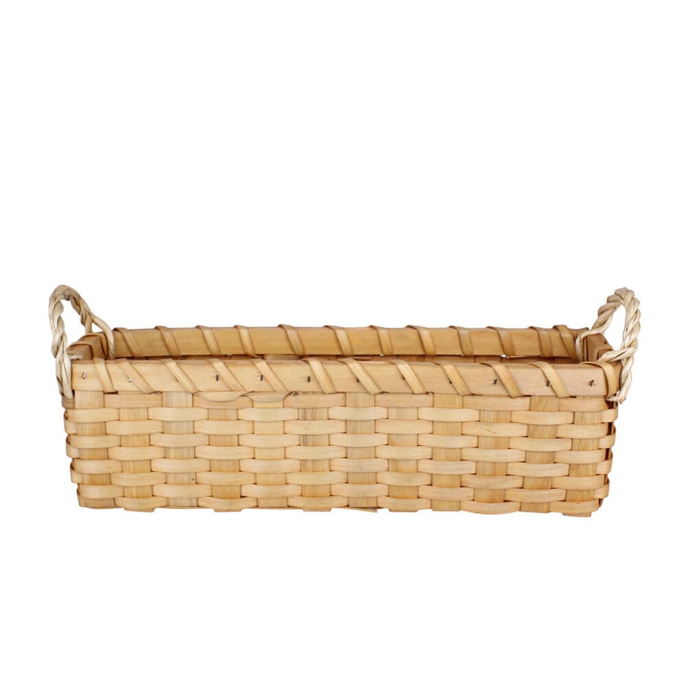 Wood Basket Kerstin Rectangular Nature