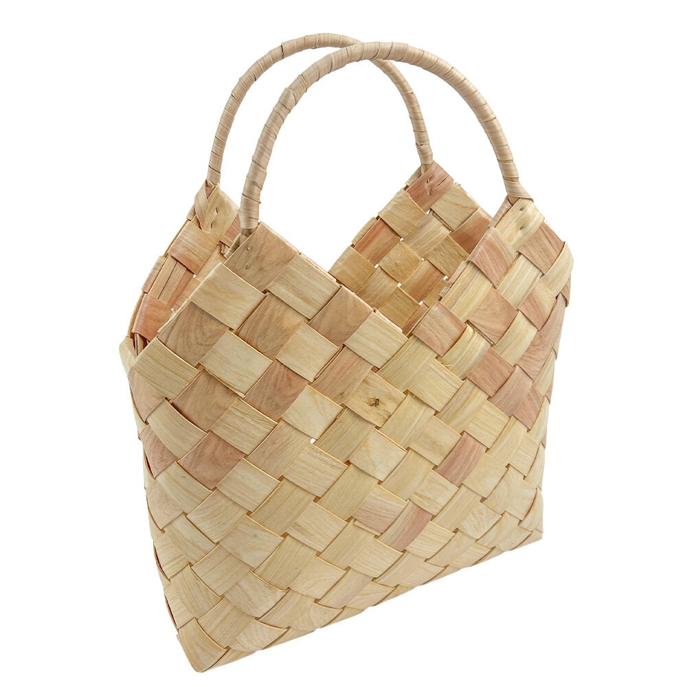 Wood Basket Astrid Nature