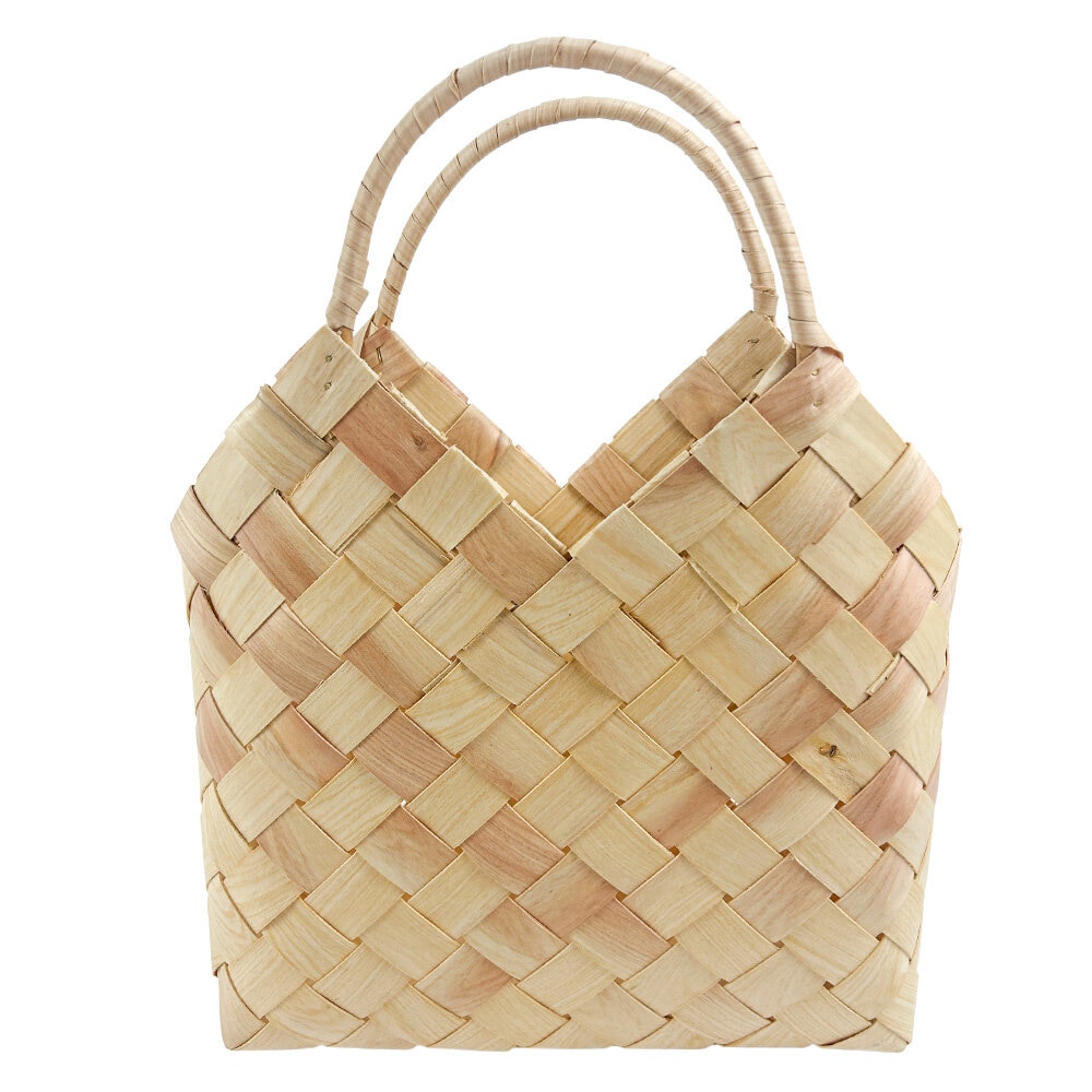 Wood Basket Astrid Nature