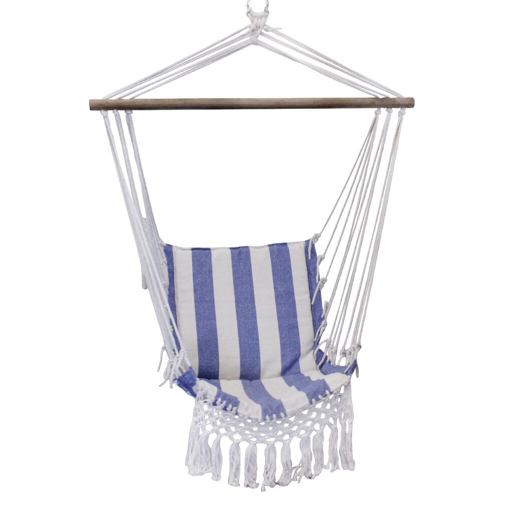 Hanging Chair Artur Stripe Blue/Off White
