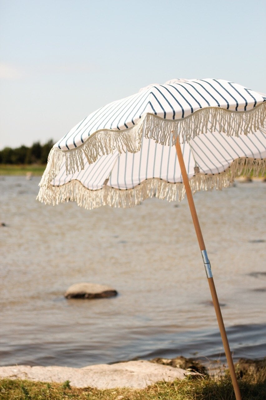 Parasol August Stripe Off White/Blue