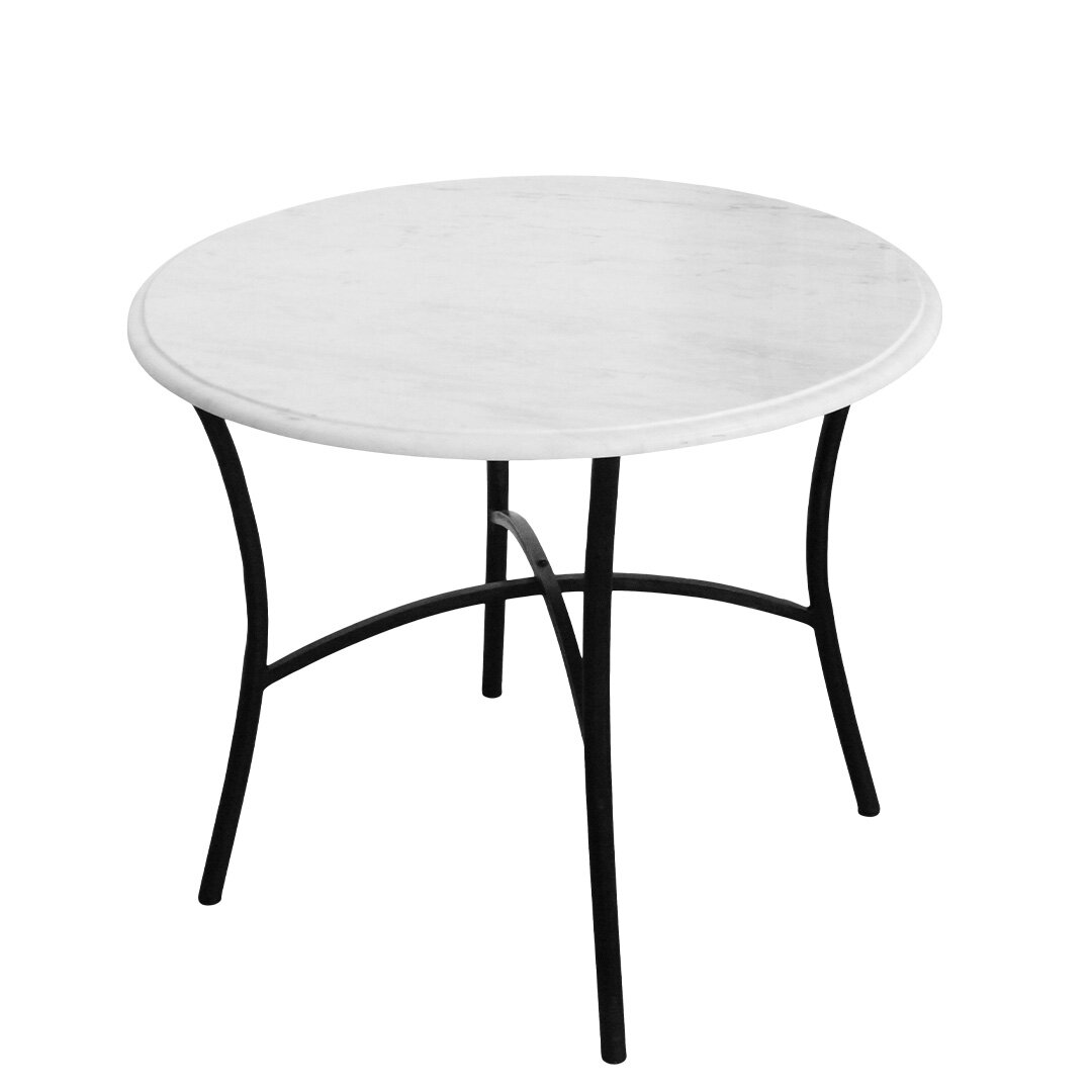 Marble Table Harry Wide White