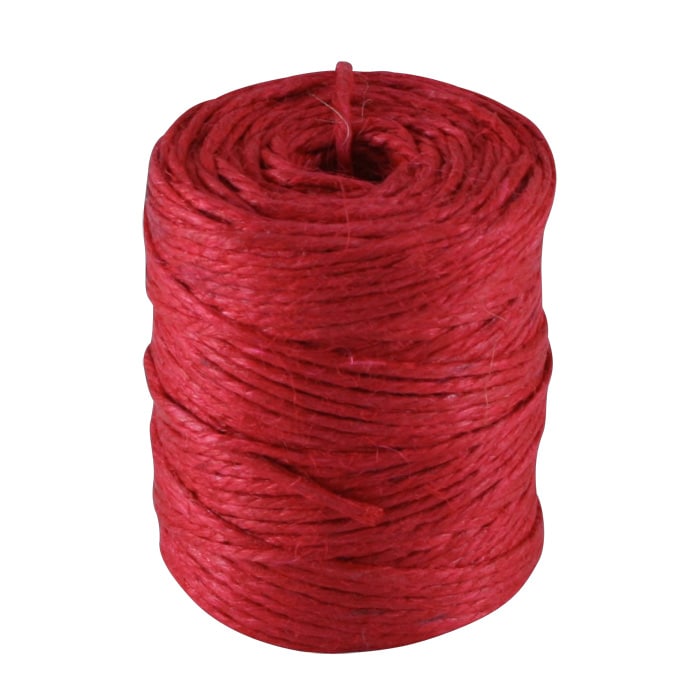 Twine of Jute Cylinder Red