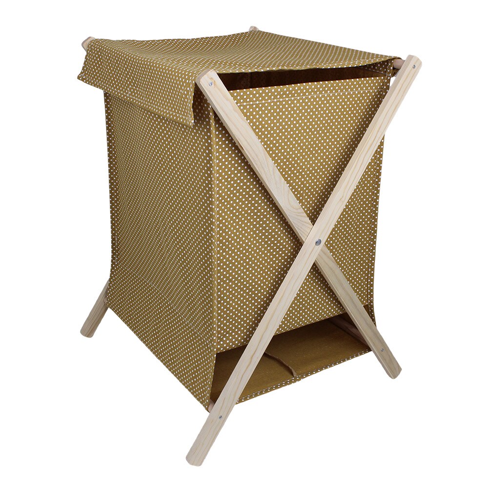 Laundry Basket Dot Yellow