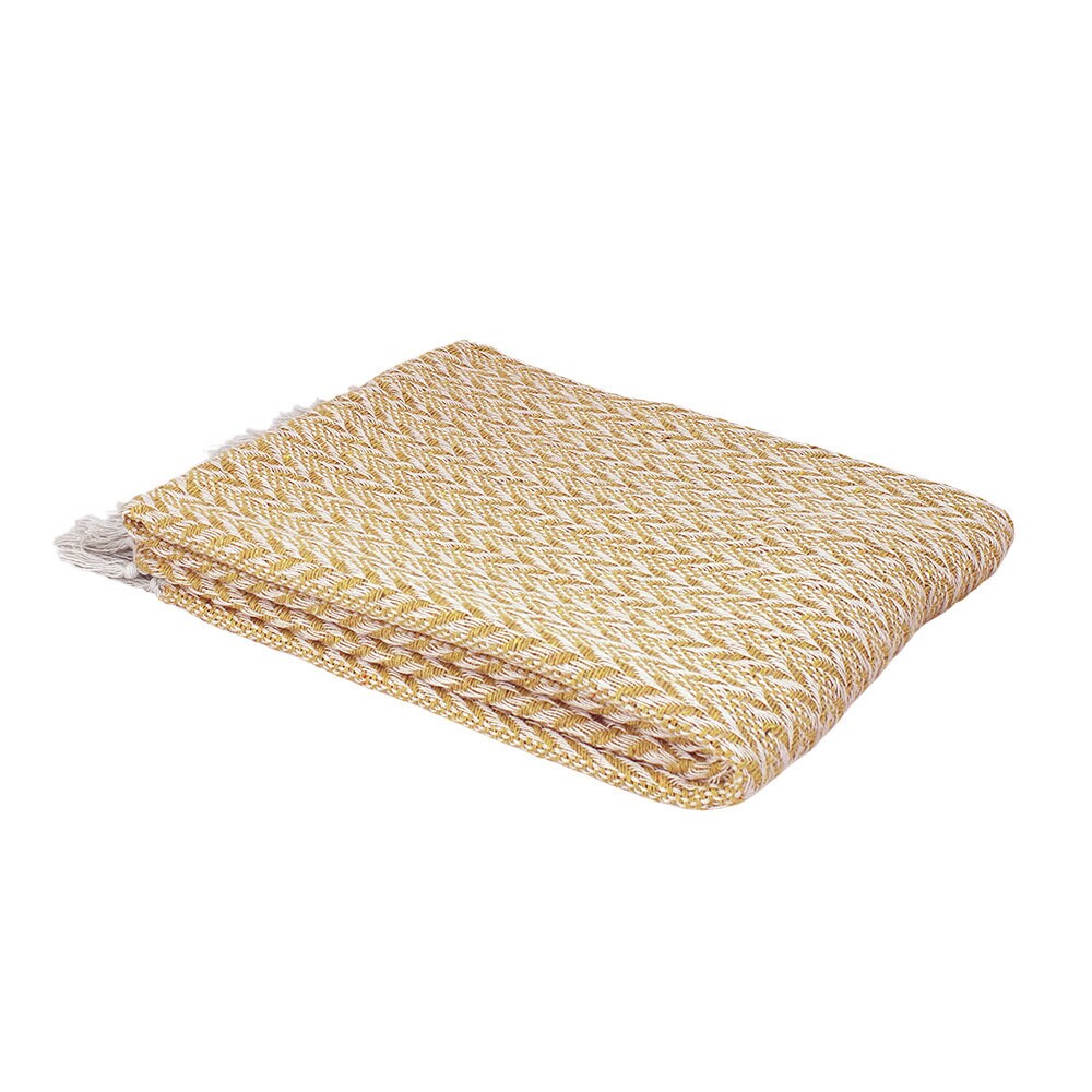 Plaid Hjördis Yellow