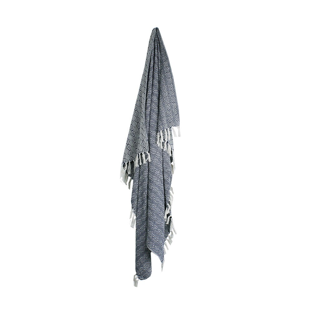 Plaid Hedvig Dark Blue