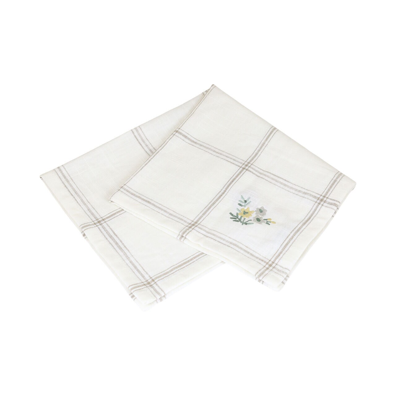 Napkin Alma White/Beige