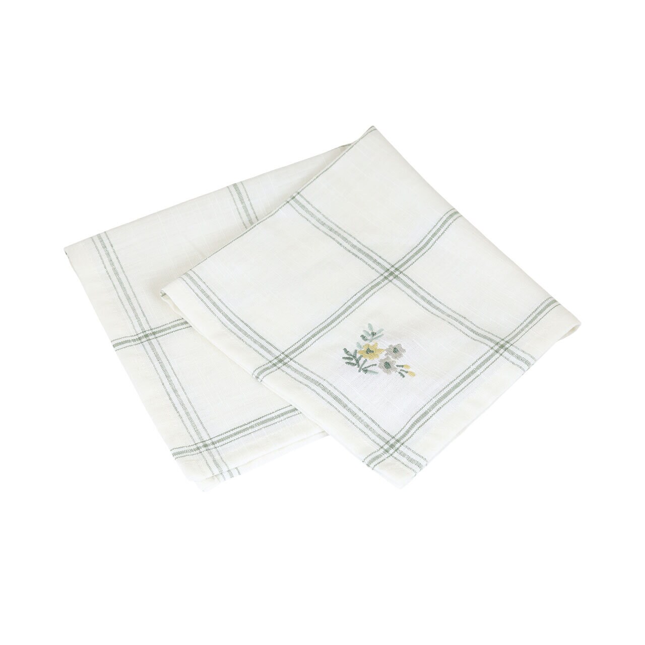 Napkin Alma White/Green