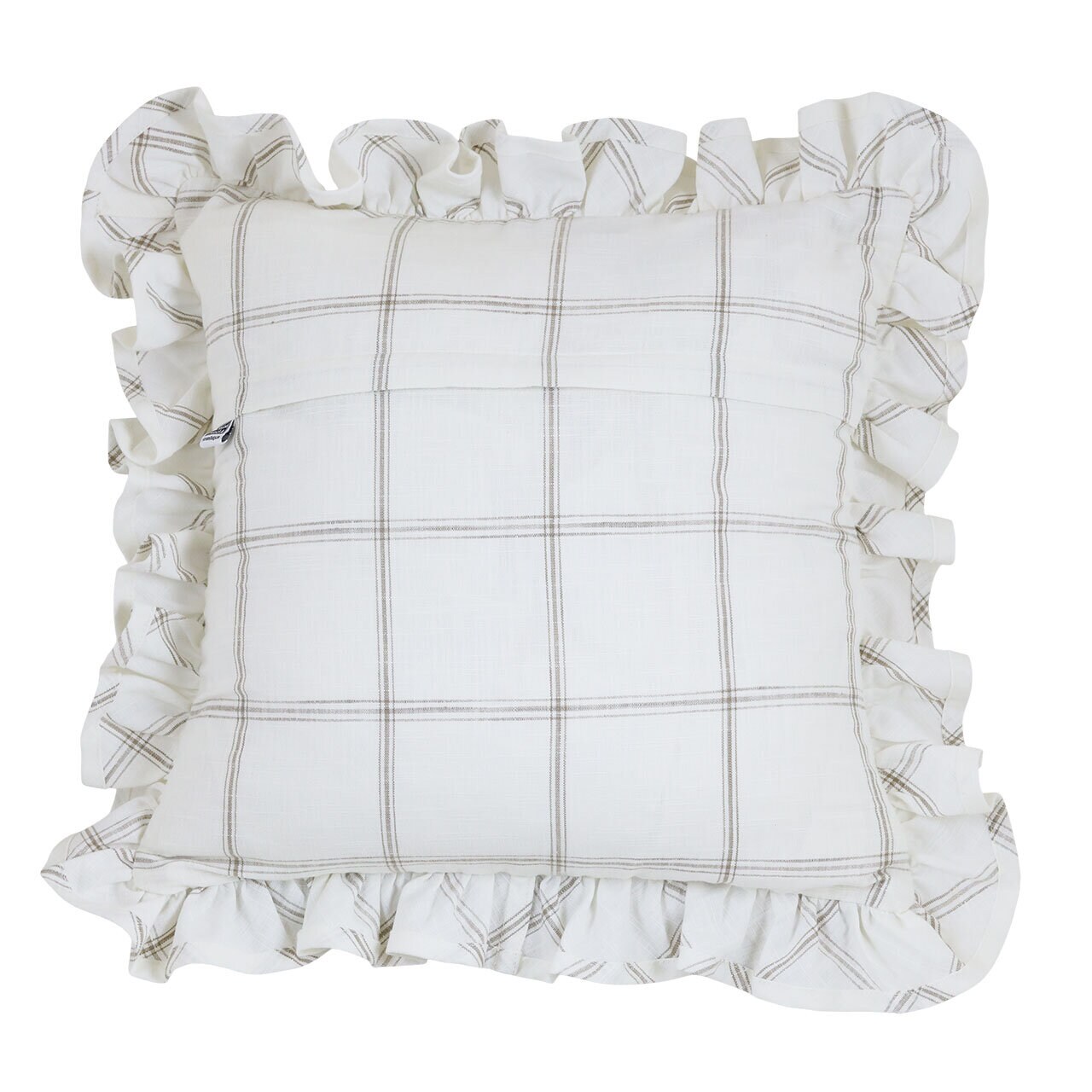 Cushion Cover Alma 45 x 45 cm White/Beige