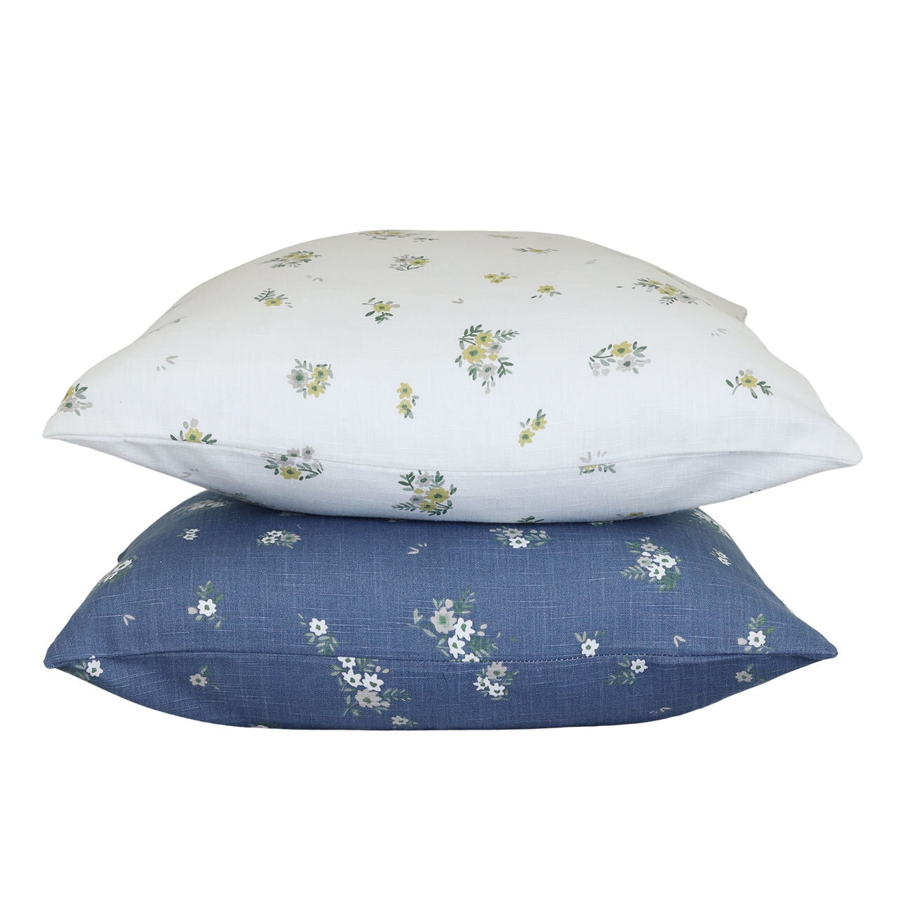 Cushion Cover Flora 45 x 45 cm Blue