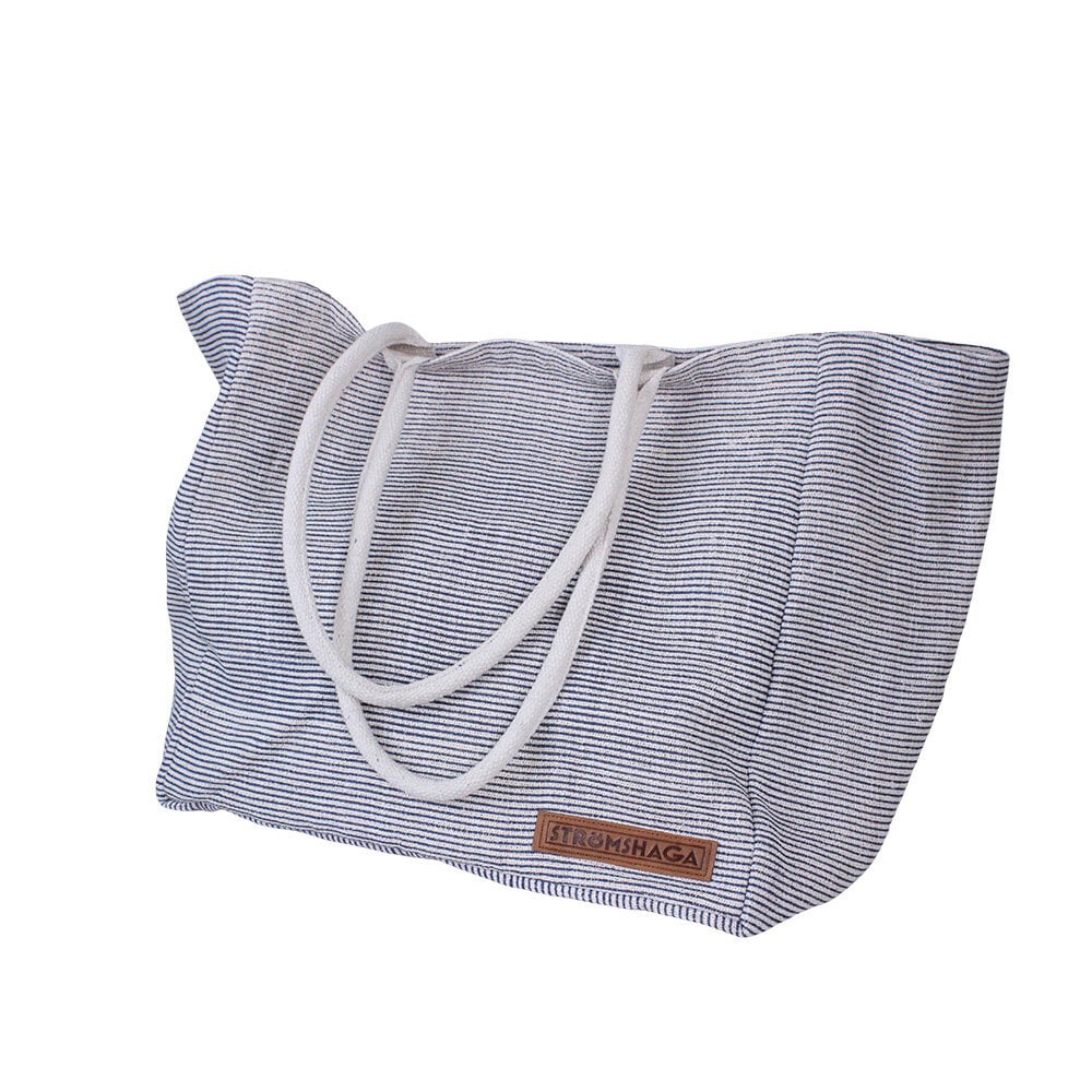 Beach Bag Ester Blue/White