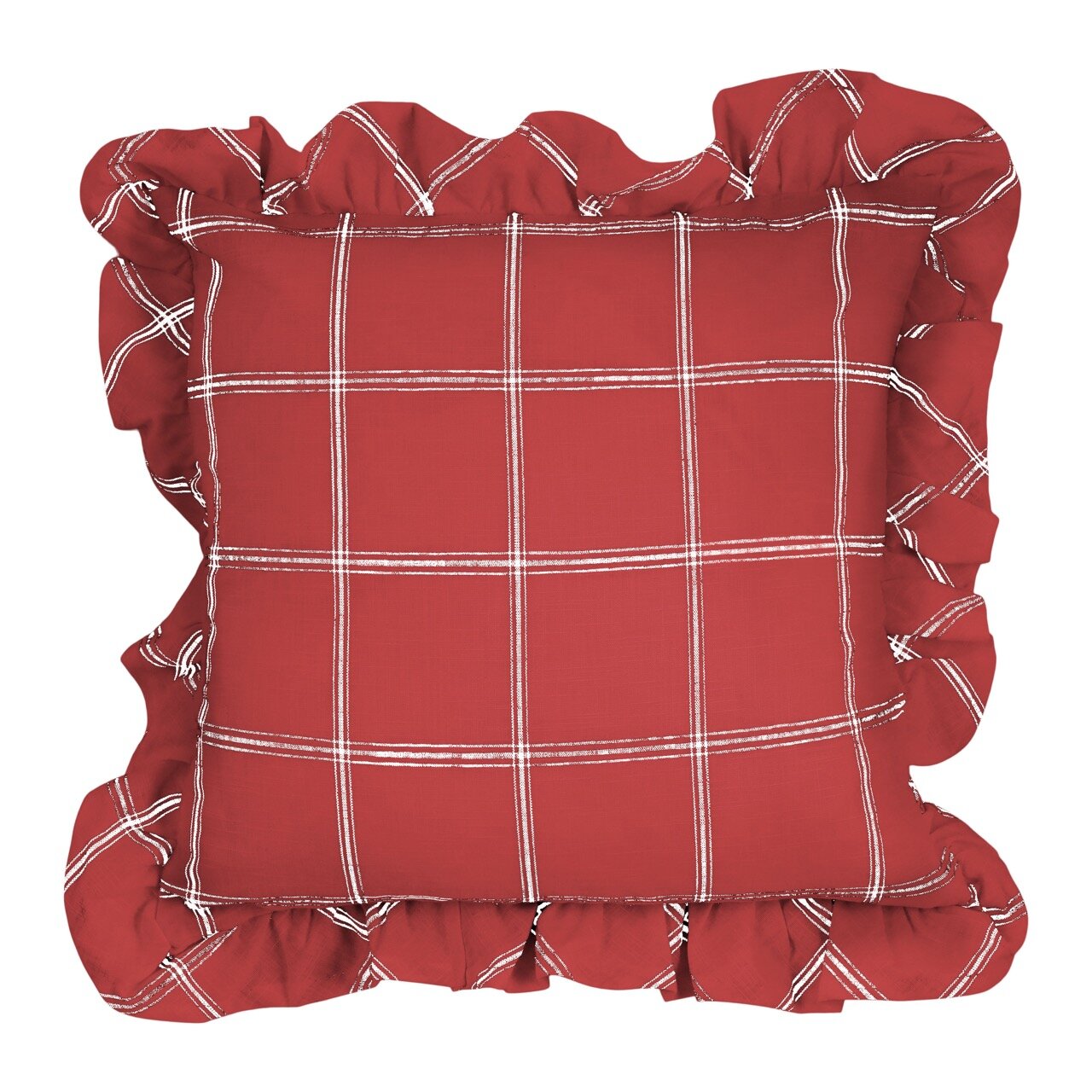 Cushion Cover Alma 45 x 45 Red/White