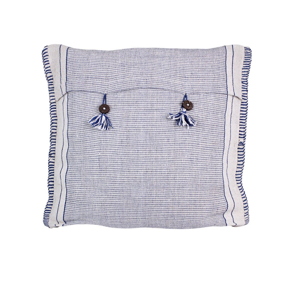 Cushion Cover Bovik 50 x 50 Blue/Off White