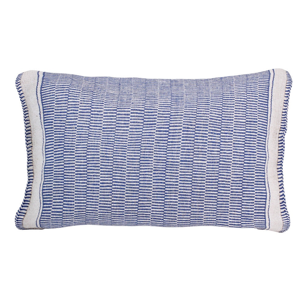 Cushion Cover Skarvik 40 x 60 Blue/Off White