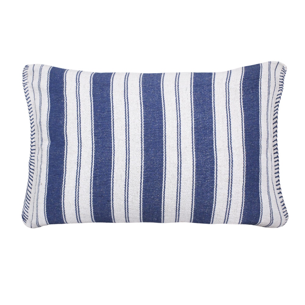 Cushion Cover Trollvik 40 x 60 Blue/Off White