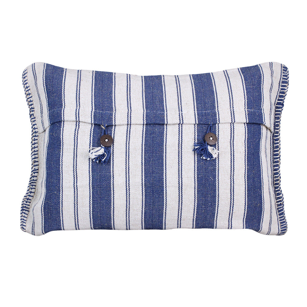 Cushion Cover Trollvik 40 x 60 Blue/Off White