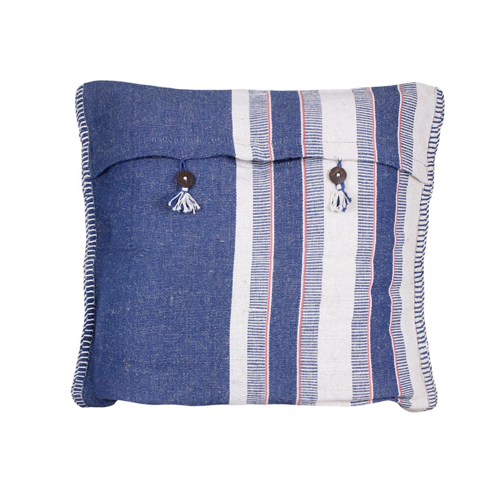 Cushion Cover Timmervik 50 x 50 Blue/Off White