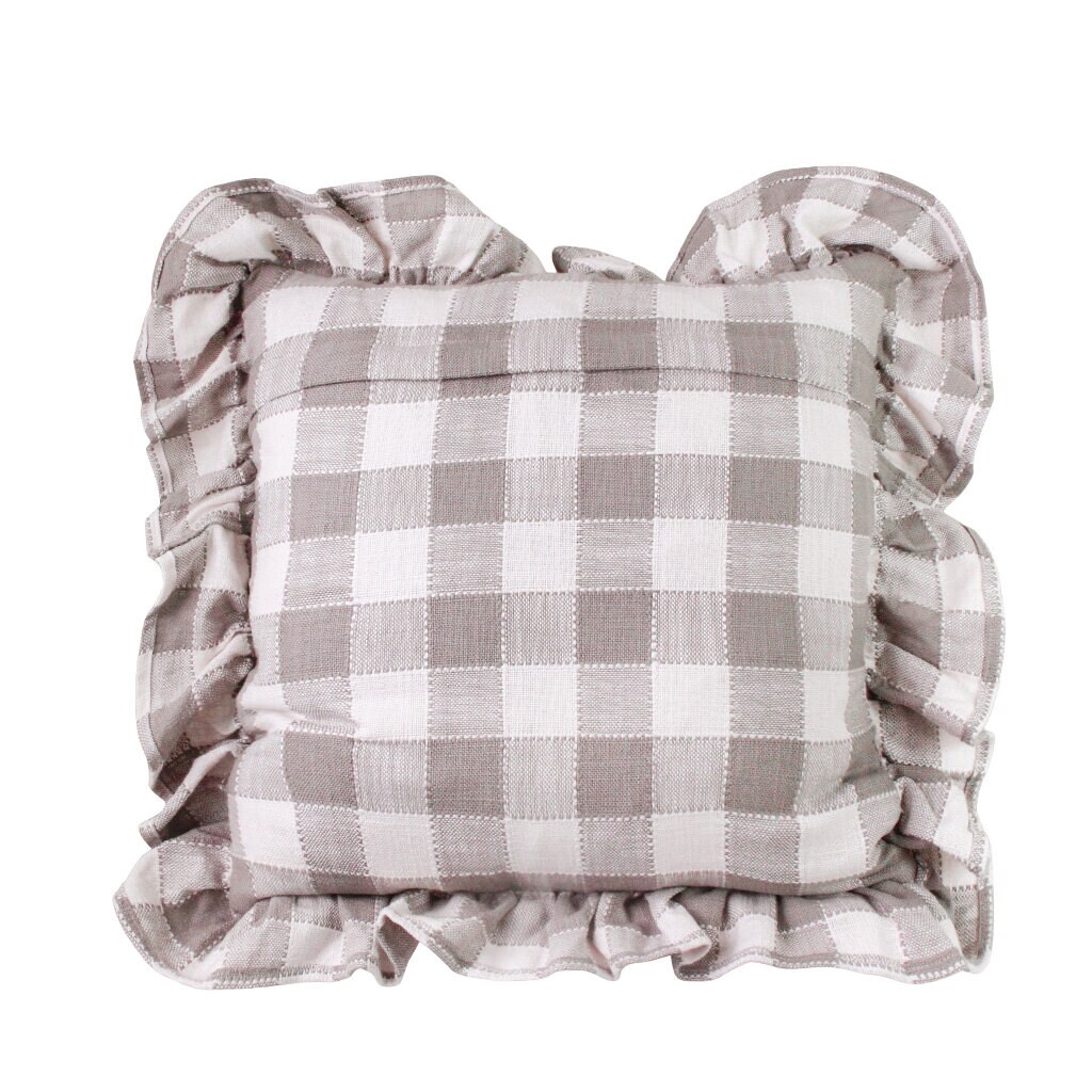 Cushion Cover Ida Check Beige/White