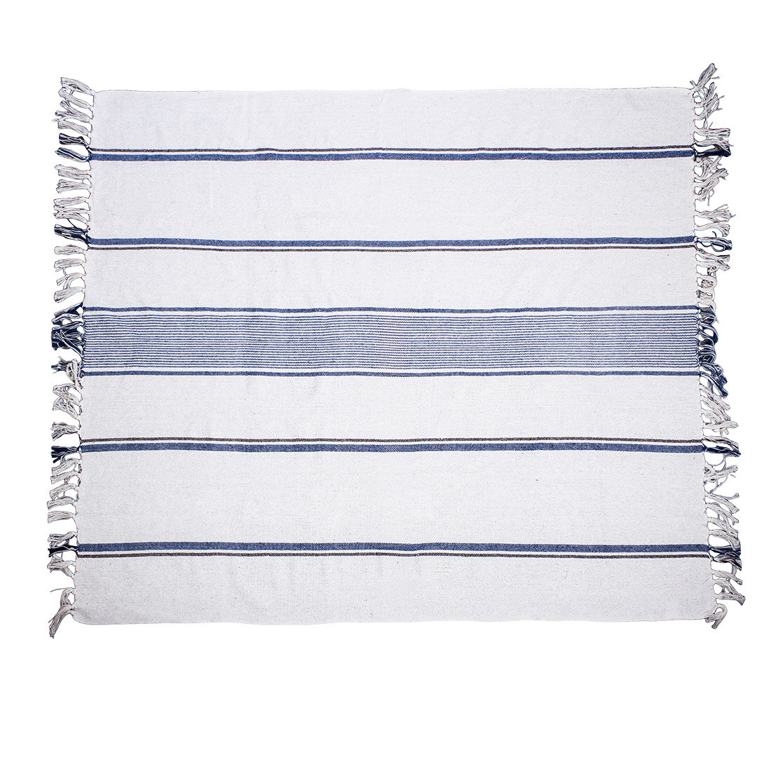 Plaid Maria Off White/Blue