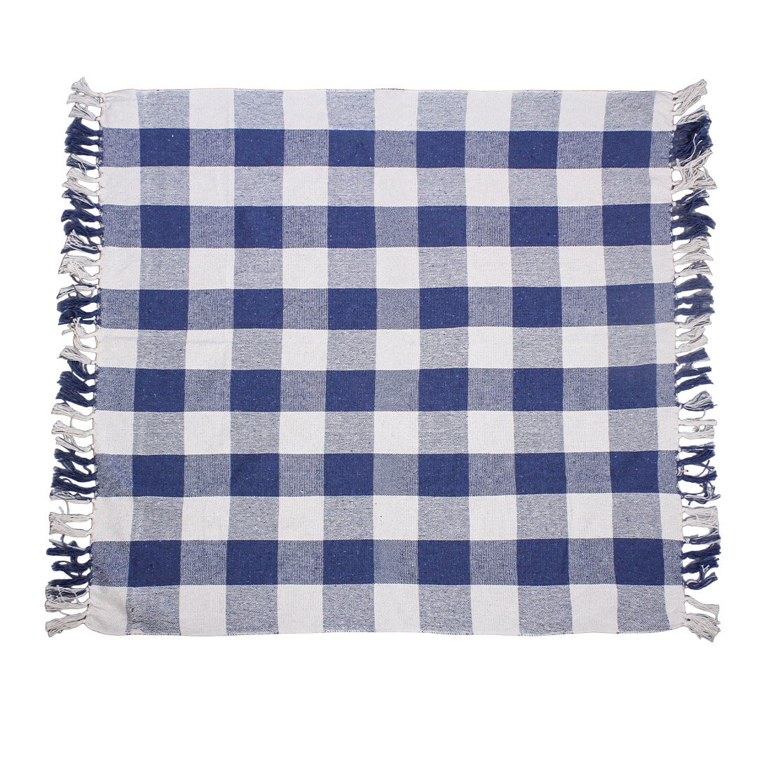 Plaid Stina Blue/Off White