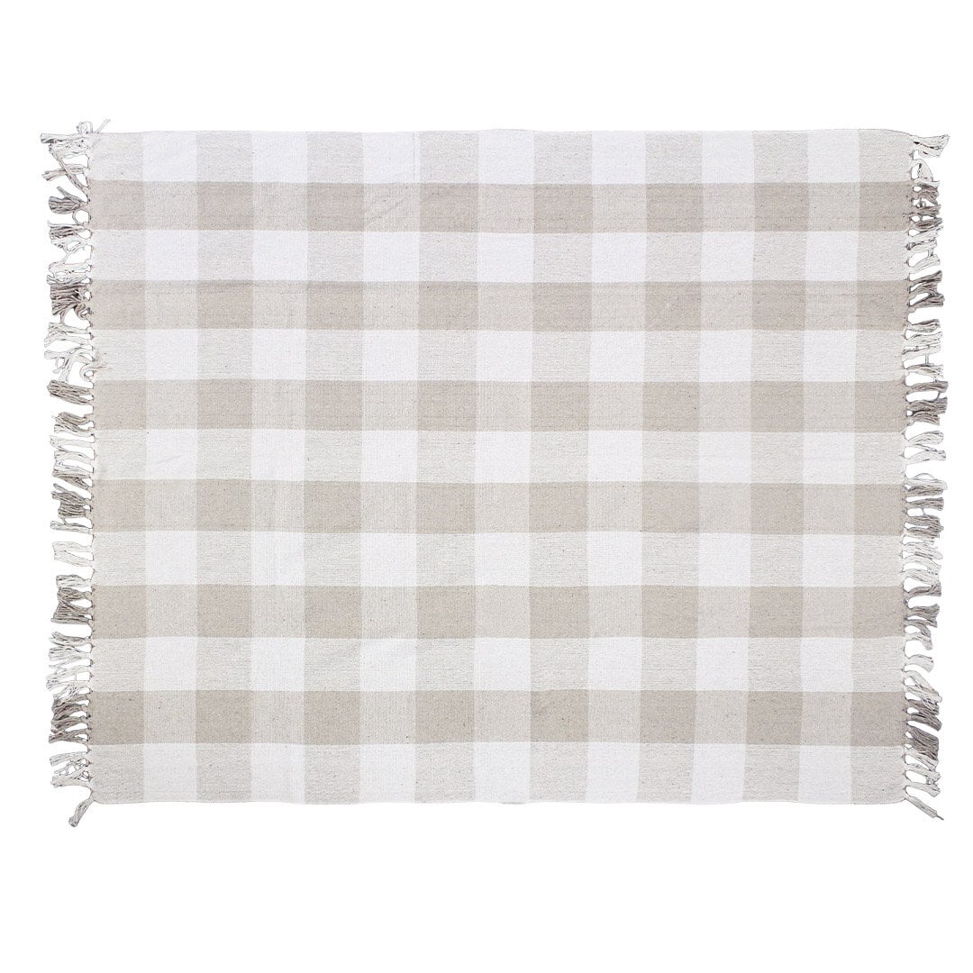 Plaid Stina Beige/Off White