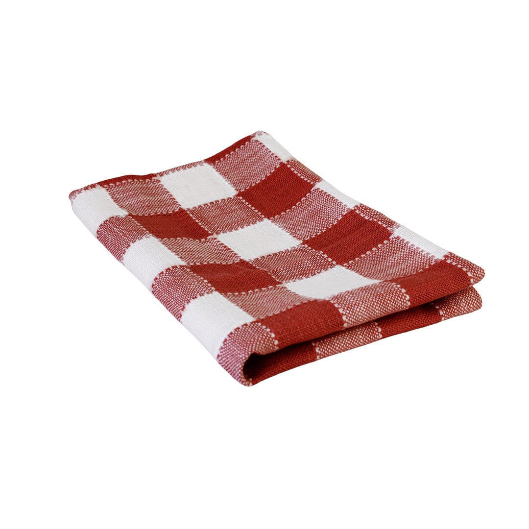Kitchen Towel Ida Check Red/White
