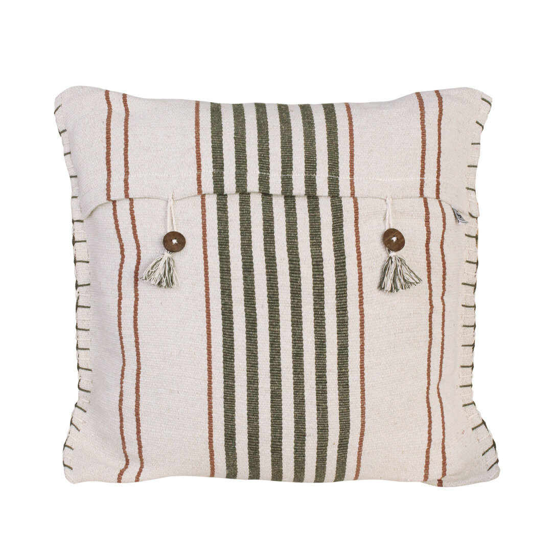 Cushion Cover Risveden 50 x 50 Green/Off White