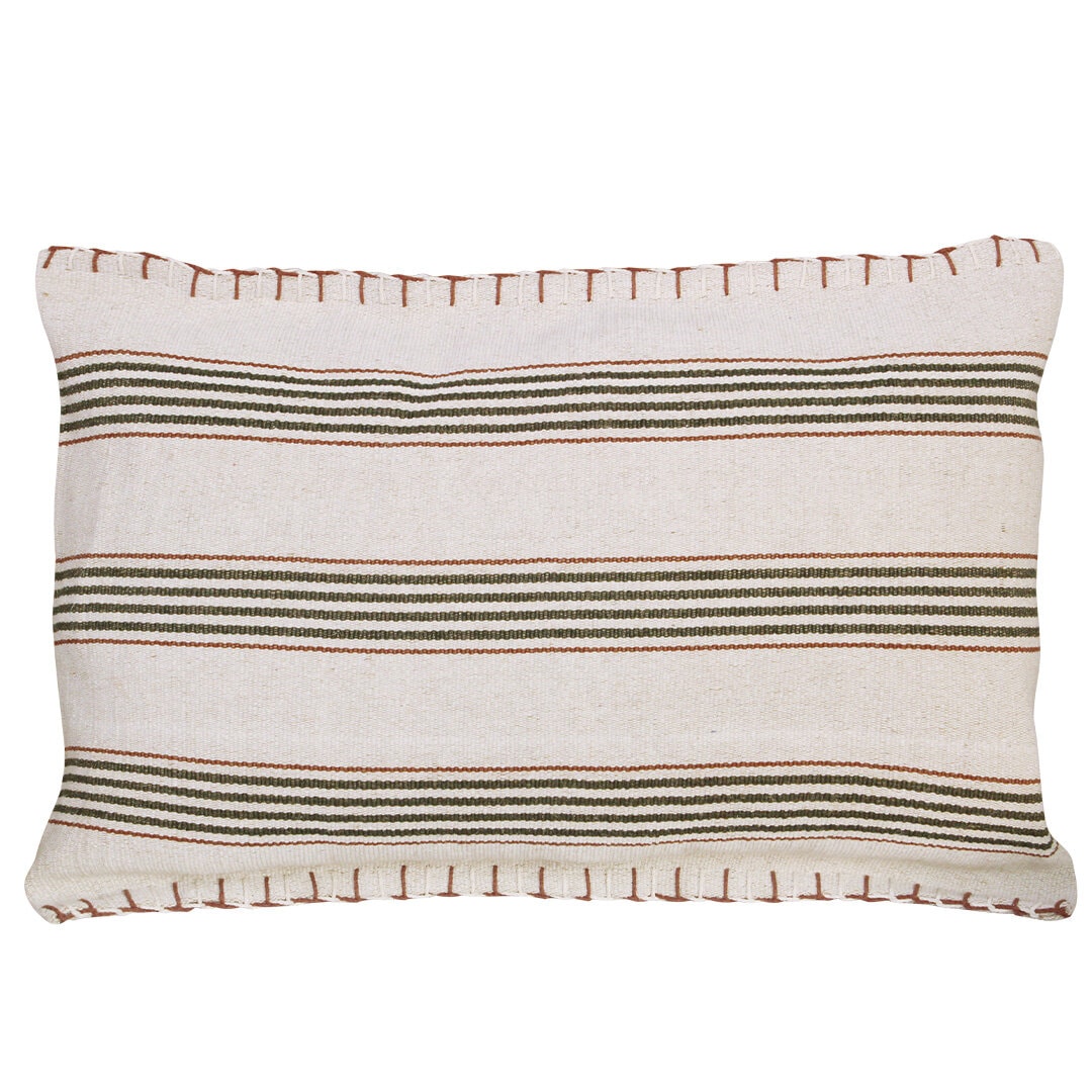 Cushion Cover Holaveden 40 x 60 Off White/Green