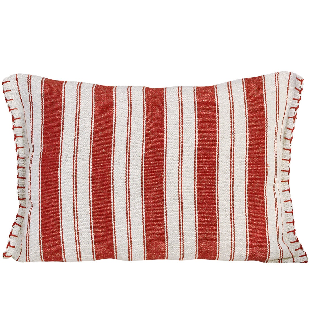 Cushion Cover Tiveden 40 x 60 Red/Off White