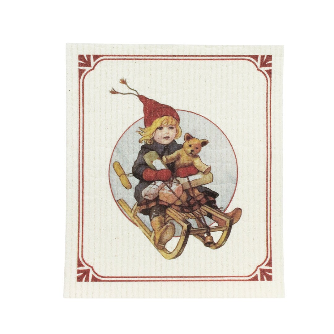 Dishcloth Sleigh