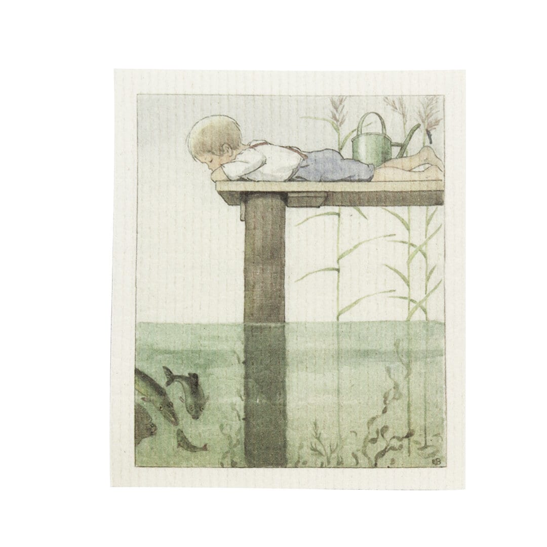 Dishcloth Elsa The Boy and The Fish