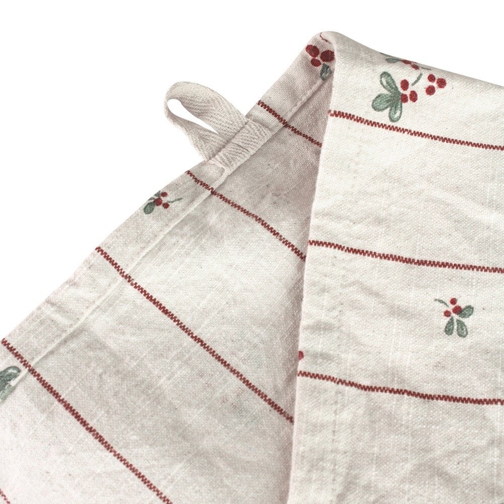 Kitchen Towel Gerd - White/Red