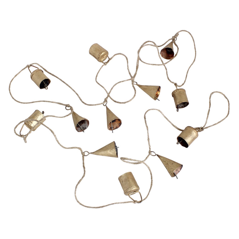 Garland w. 12 Bells Brass