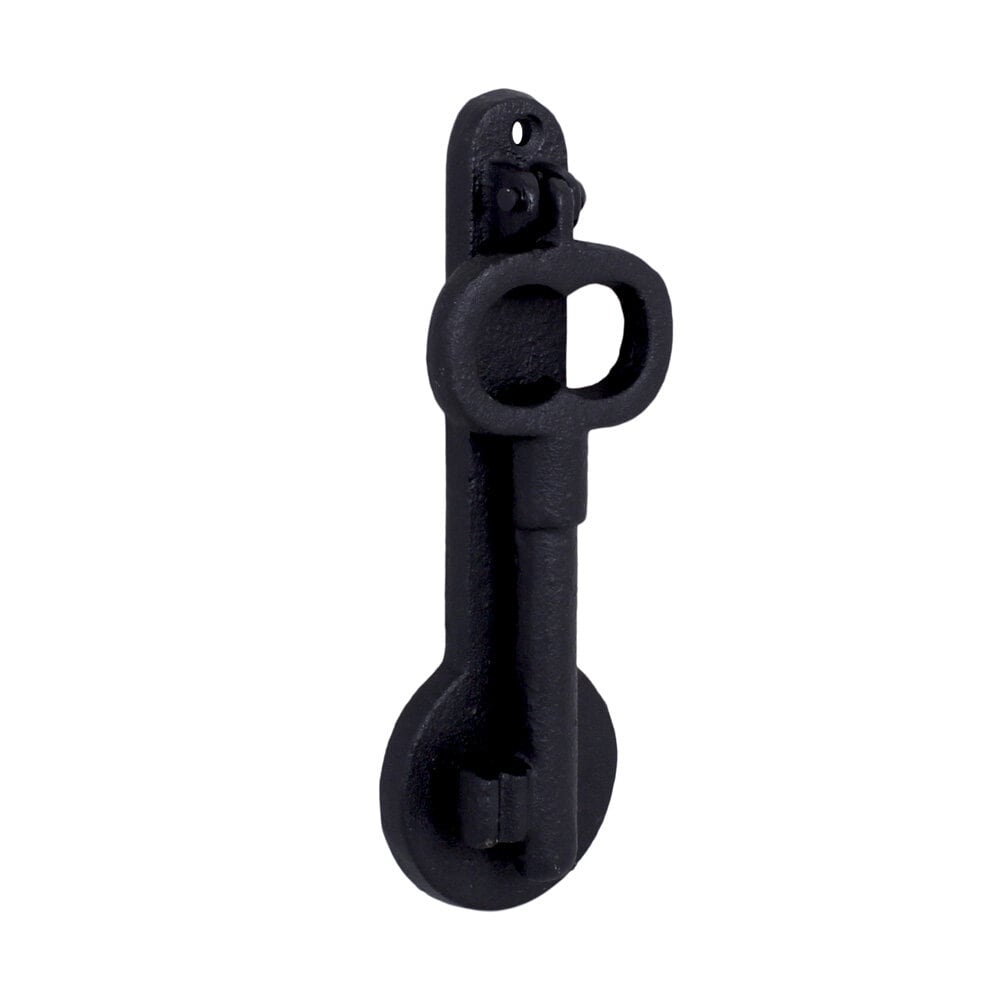 Door Knocker Key Cast Iron Black