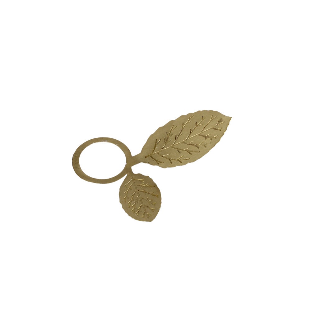 Bobeche Leaf Brass