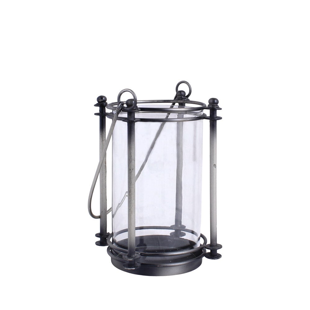 Lantern Gunnar Antique Silver Small