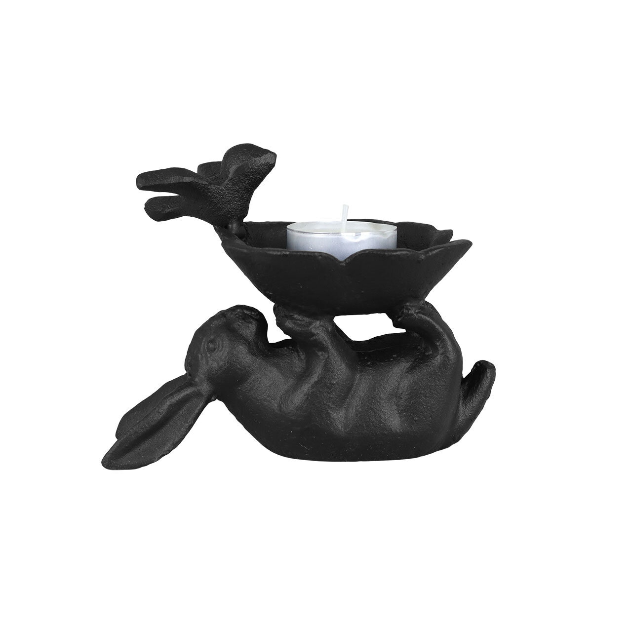 Bowl Rabbit Cast Iron Black