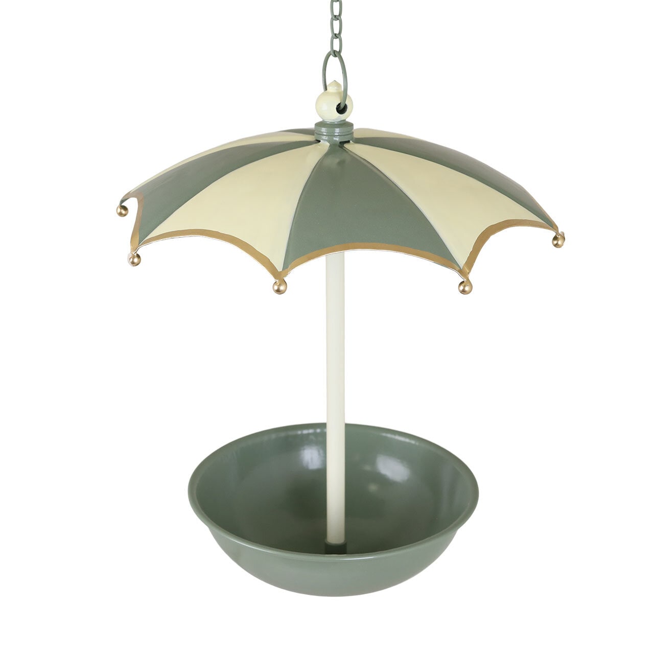 Bird Feeder Parasol Green