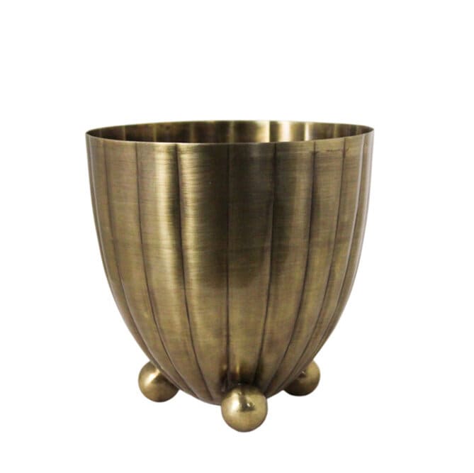 Planter Vilmer Antique Brass Large