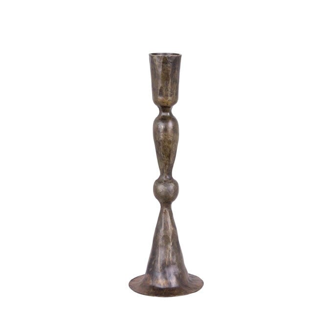 Candle Holder Vilma High Antique Brass