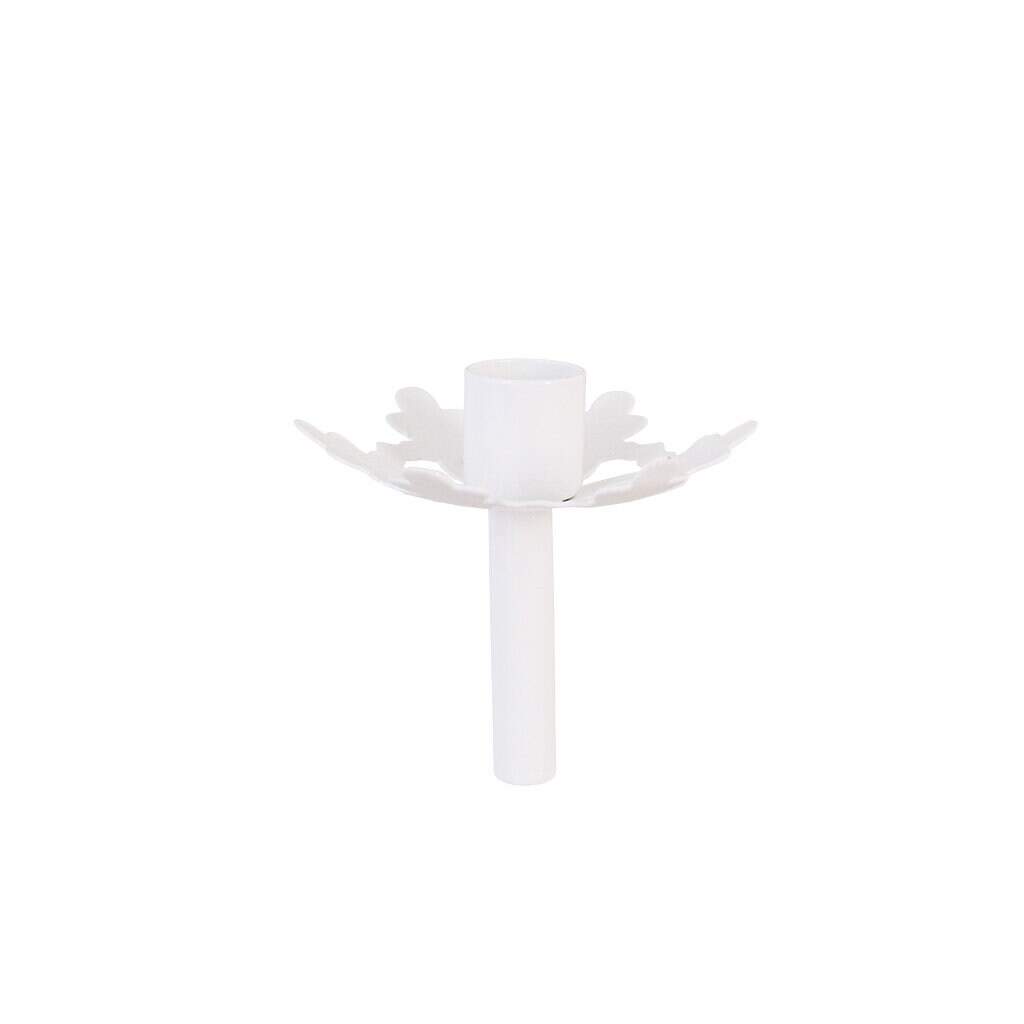 Candle Holder for Bottle Snowflake White