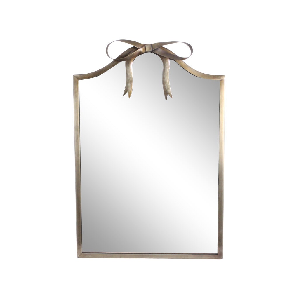 Mirror Bow Antique Brass