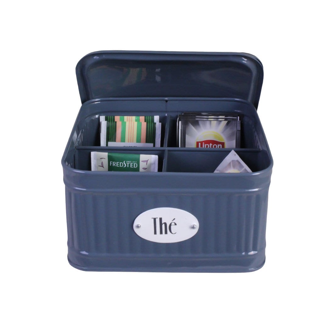 Tin Hugo Thé w. Partition Blue
