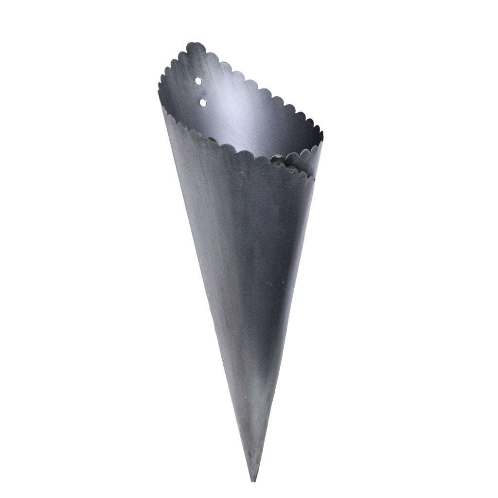 Wall Cone Planter Zinc