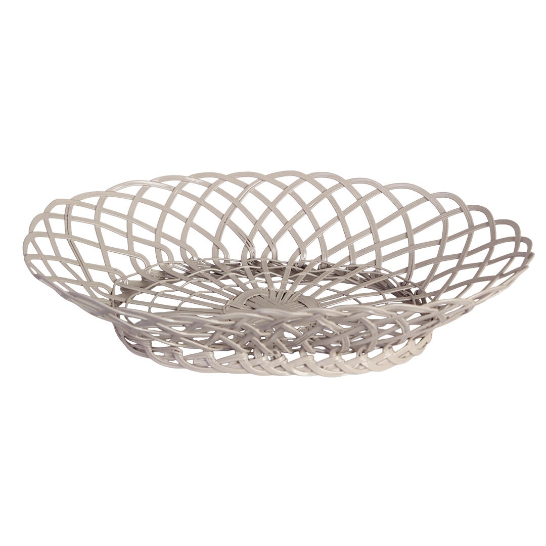 Wire Basket Hildur Oval Beige Large