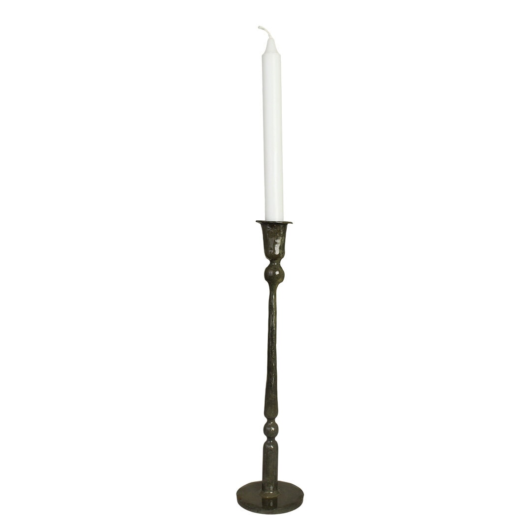 Candle Holder Meja Olive Green 34 cm