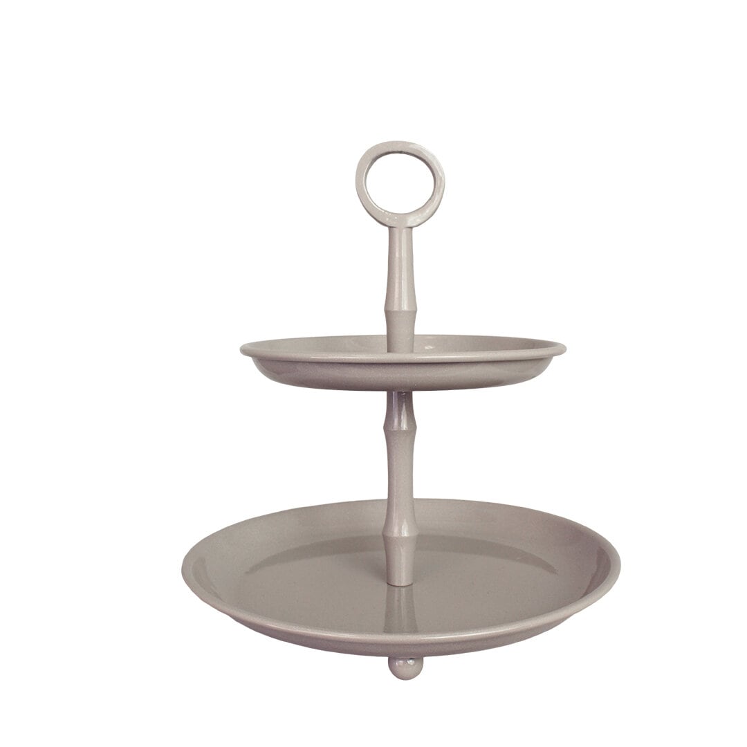 Tvåvåningsfat Beige