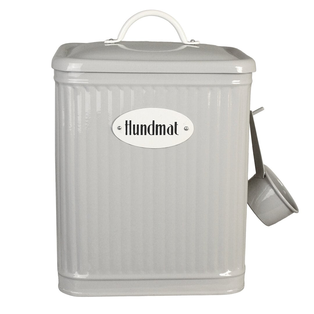 Plåtburk Hugo Hundmat Beige