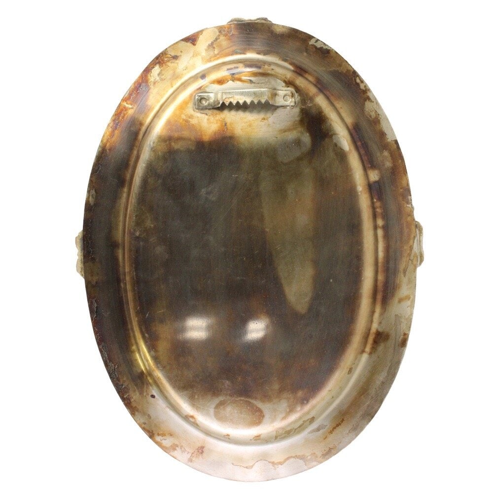 Mirror Hilma Oval - Antique Silver