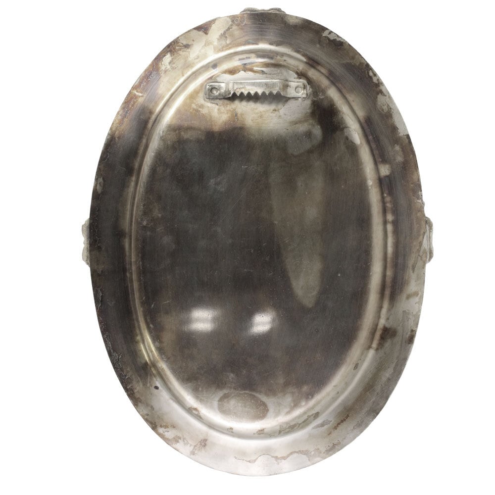 Mirror Hilma Oval - Antique Silver